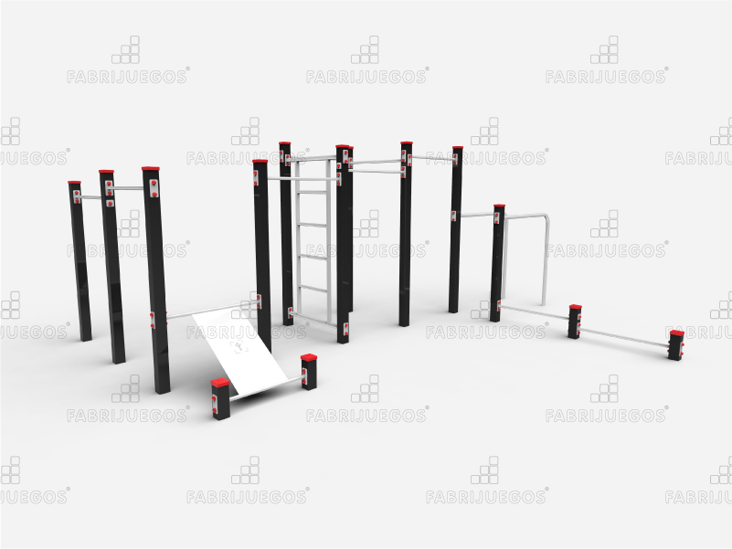 Circuito de calistenia grande